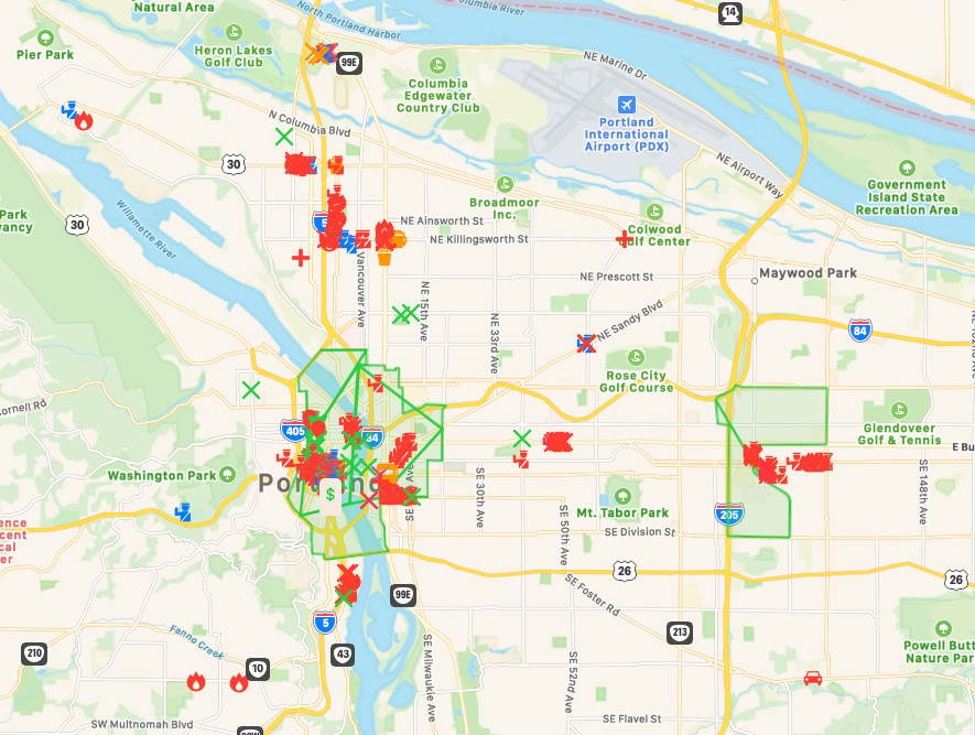 Portland Riot Damage 